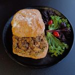 چاباتا مرغ و قارچ سایز 1