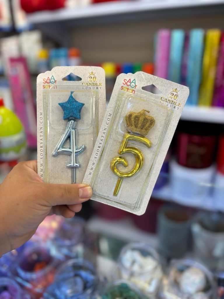 شمع عدد تاج دار 